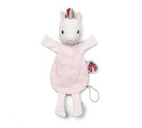 LILLIPUTIENS - Marioneta Peluche fosforescente - Lena, el Unicornio - Juguete Suave para un sueño Tranquilo - Hebilla para Chupete integrada - Regalo de Nacimiento Inteligente y Bonito - 83615