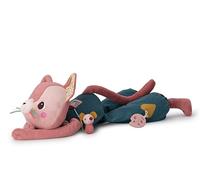 LILLIPUTIENS - Maxi Gato de Peluche de Actividades - Ideal para Decorar la Habitación y Jugar - Altura 87cm - Múltiples Sonidos y Actividades - Materiales Suaves - 87cm - A Partir de 6 Meses