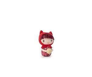 Lilliputiens - Mini sonajero Caperucita Roja - Juguete sensorial para bebés - Estimula la Vista, el oído y la motricidad - Ideal Desde el Nacimiento - Peluche Suave y Divertido para Descubrir - 83481