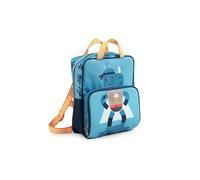 LILLIPUTIENS 84464 Super Marius Mochila lunch para niños, Mochila isotérmica impermeable con tirantes ajustables, clip ventral y gran bolsillo, Óptima para la guardería y la escuela, Desdé 3 años