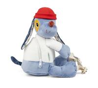 LILLIPUTIENS - Mochila suave con forma de perro - Azul - 30 cm - Apto para la guardería - Regalo original para niños pequeños - A partir de 12 meses - 84490