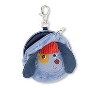 Lilliputiens - Monedero Jules el Perro - Colorido, Ligero y diseñado para Llevar en el Bolsillo - con Cremallera - Azul - 6 cm - A Partir de 1 año - 83607