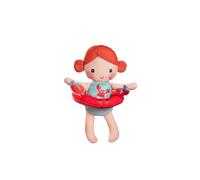 LILLIPUTIENS - Muñeca de baño Axelle con Flotador en Forma de Cangrejo - Juguete Interactivo para el baño con Flotador removible en Forma de Cangrejo - Ideal para el baño - Desde 9 Meses - 83425