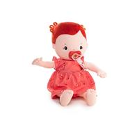 Lilliputiens - Muñeca Rose - Muñeca de tela suave con ropa removible y chupete magnético - Desarrolla la imaginación, la motricidad y la creatividad - Juguete educativo para niños desde 2 años - 83240