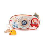 Lilliputiens Panel de actividades para bebés 83526 - desde 12 meses, para coche con volante y espejo