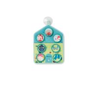 LILLIPUTIENS - Panel de Actividades para el Baño - Juguete Educativo con Ventosa y Pastillas flotantes para Aprender higiene - Momento de diversión y Aprendizaje en el baño - Desde 2 años - 83537