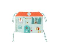 LILLIPUTIENS - Panel de descubrimientos y Actividades - Juguete Interactivo con Actividades sensoriales - Se engancha en el Parque - Estimula la motricidad y la imaginación - Desde 6 Meses - 83507