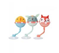 Lilliputiens - Pelotas de baño (x3) - Juguete Interactivo para bebés con ventosas - Flotantes y Coloridas - Ideal para la Hora del baño Desarrollo sensorial - Desde 3 Meses - 83502