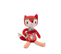 Lilliputiens, Peluche de Actividades Alice la Zorra, Peluche Interactivo con Anillo de dentición, Espejo, Campanilla y Juego de esconderse, Juguete Que estimula la motricidad, Desde 9 Meses, 83400