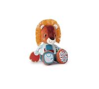 LILLIPUTIENS - Peluche de Actividades Jack el León - Sonajero Interactivo para bebés con Espejo, Timbre y Ruido de Papel - Estimula los sentidos, la motricidad y la imaginación - 9 Meses+