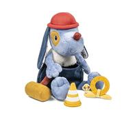 LILLIPUTIENS - Peluche de Actividades Jules el Perro - Juguete de estimulación para bebés con Sonidos, Texturas y Accesorios - Estimula la motricidad y la imaginación - A Partir de 9 Meses - 26 cm