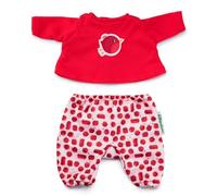 LILLIPUTIENS- Pijama Rojo para muñeco de 36cm, Multicolor (XLP-83176)
