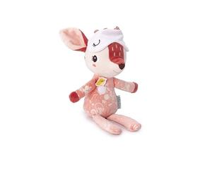 LILLIPUTIENS, Stella Amiga Nocturna, Peluche Fosforescente, Desde 6 Meses | Pijama con cuento estampado y antifaz fosforescentes, Relleno de Poliéster Reciclado, 30 Cm