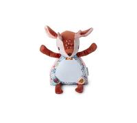 LILLIPUTIENS, Stella Peluche de Actividades con Espejo, Desde 6 Meses | Cervatilla con Gran Espejo, Manos y Ojos Magnéticos, Para Colgar o Apoyar, Cucú Oculto y Regalo de Nacimiento