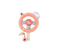 Lilliputiens, Stella, Volante de Juego con sonidos, Desde 18 meses | Juguete de Viaje Extraíble para el cinturón del coche, Llave de Madera, Espejo, Sonido de Arranque y Bocina