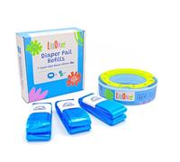 LillOne 3 Recambios y Bolsas Reutilizables para Papelera de Pañales compatible con Angelcare Foppapedretti & Litter Locker II - Kit de Bolsas para contenedor de Pañales