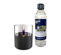 Lilly 10 Black Safe Tischfeuer Tenderflame Gift Set Ø 10 x 11,5 cm