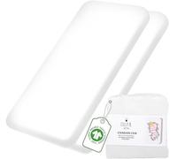 Lilly Belly PureComfort Sábana bajera ajustable 100 % algodón orgánico para cuna, ultrasuave, 70 x 140 cm, compatible con sábanas de cuna Next to Me, sábana de cuna, sábanas bajeras de 140 x 70 cm.