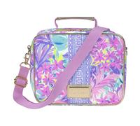 Lilly Pulitzer Thermal Insulated Lunch Box for Women, Cooler Bag with Adjustable/Removable Shoulder Strap, It Was All A Dream