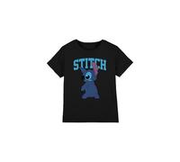 Lilo and Stitch Camiseta Unisex para niños con diseño clásico de Pose, Negro, 5-6 años