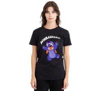 Lilo and Stitch Evil Laugh - Camiseta para Mujer, Color Negro, Talla XL, Negro, XL