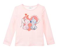Lilo et Stitch, camiseta de manga larga, niña, rosa, 3 años