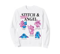 Lilo & Stitch And Angel Perfect Match Valentine Sudadera