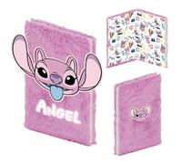 Lilo & stitch angel unisex bloc de notas rosa papel