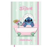Pyramid - LILO & STITCH 2026 - Agenda A5 (15 x 21 cm) con motivos semanales de Disney de Lilo & Stitch, planificador para escuela, universidad, trabajo y fans de la aventura hawaiana