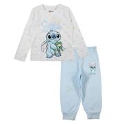 Lilo & Stitch, Conjunto de Pijama, 2 Piezas, Suéter + Joggers, Niños, (2 a 14 Años), Unisex, Niño, Niña, Suave, Lindo, Cálido, Sudadera + Pantalones, Modelo DIS LIS 5204C609 S2-2A