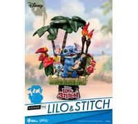 Lilo & Stitch D-Stage 004 Stitch Rerun Figura PVC BESTIA REINO