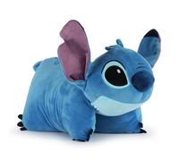 Lilo & Stitch de Disney - Almohada Infantil Ultra Suave y Multifuncional con Cierre de Velcro, Peluche abrazable para Dormitorio, Viajes y pijamadas
