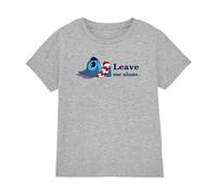 Lilo & Stitch Disney Leave Me Alone Camiseta Infantil, Gris Heather Deportivo, 7-8 A