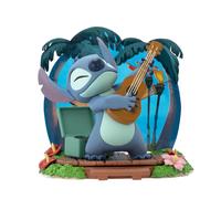 Lilo & Stitch Disney Stitch Con Guitarra SFC Super Figura Colección Estatua PVC