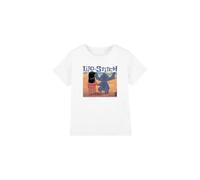 Lilo & Stitch Into The Sunset - Camiseta Unisex para niños, Color Blanco, 7-8 años, Blanco, 7-8 años