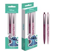 Lilo & stitch - juego de bolígrafos watercolour - pack de 2 (talla Ú