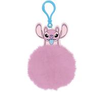 Lilo & Stitch - Llavero Diseño Pom Pom Ángel (Talla Única) (Rosa, Azul)