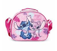 Lilo & Stitch - Portameriendas térmico 3D Angel y Stitch 26x21x11 cm