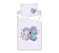 Lilo & Stitch Set de Funda de Edredón Diseño Corazón (AG3631)