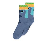 Lilo & stitch stitch unisex calcetines multicolor, turquesa, 43-46