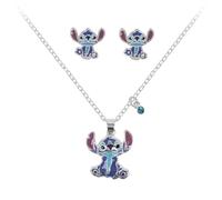 Lilo & Stitch Stitch Unisex Collar Plateado Metal