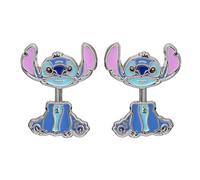 Lilo & stitch stitch unisex pendiente plateado metal