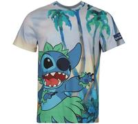 Lilo & Stitch Tropical Men's T-Shirt Multicolor Regular S Multicoloured