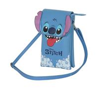 Disney Lilo y Stitch Tongue-Bolso Móvil, Azul, 12 x 20 cm