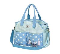 Lilo y Stitch Lovely-Bolso para Carro de Bebé Mommy, Azul, 44 x 32 cm