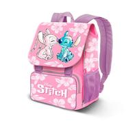 Lilo y Stitch Pink-Mochila Expandible EXP, Rosa, 30 x 45 cm, Capacidad 28 L