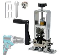 LILOOVKE Pelacables 1-25mm Herramienta Máquina para Manivela o Taladro Pelacables Manual Se puede fijar o quitar para Reciclaje de Chatarra de Cobre（plateado）