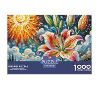 Lily 1000 Pezzi Puzzle per Se Détendre Décoration De La Maison Giochi Rilassamento E Intelligence Famiglie Bambini Da 14 Anni E Più 38x26cm/1000pcs