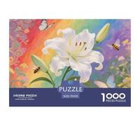 Lily 1000 Piece Jigsaw Puzzle For Adults Challenging Game Stress Relief Puzzle Exercise The Memory of The Brain for The Whole Family, Gifts for Women, Gifts for Men 70x50cm/1000pcs