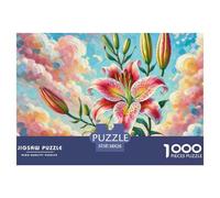 Lily 1000 Piece Jigsaw Puzzle For Adults EduGatoional Games Stress Relief Puzzle Cultivate The Spirit of Teamwork for The Whole Family, Gifts for Women, Gifts for Men 38x26cm/1000pcs